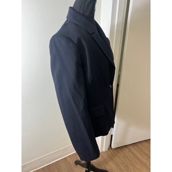 Evan-Picone Navy Polyester Suite Coat and Pants Size 16 - Picture 2 of 9